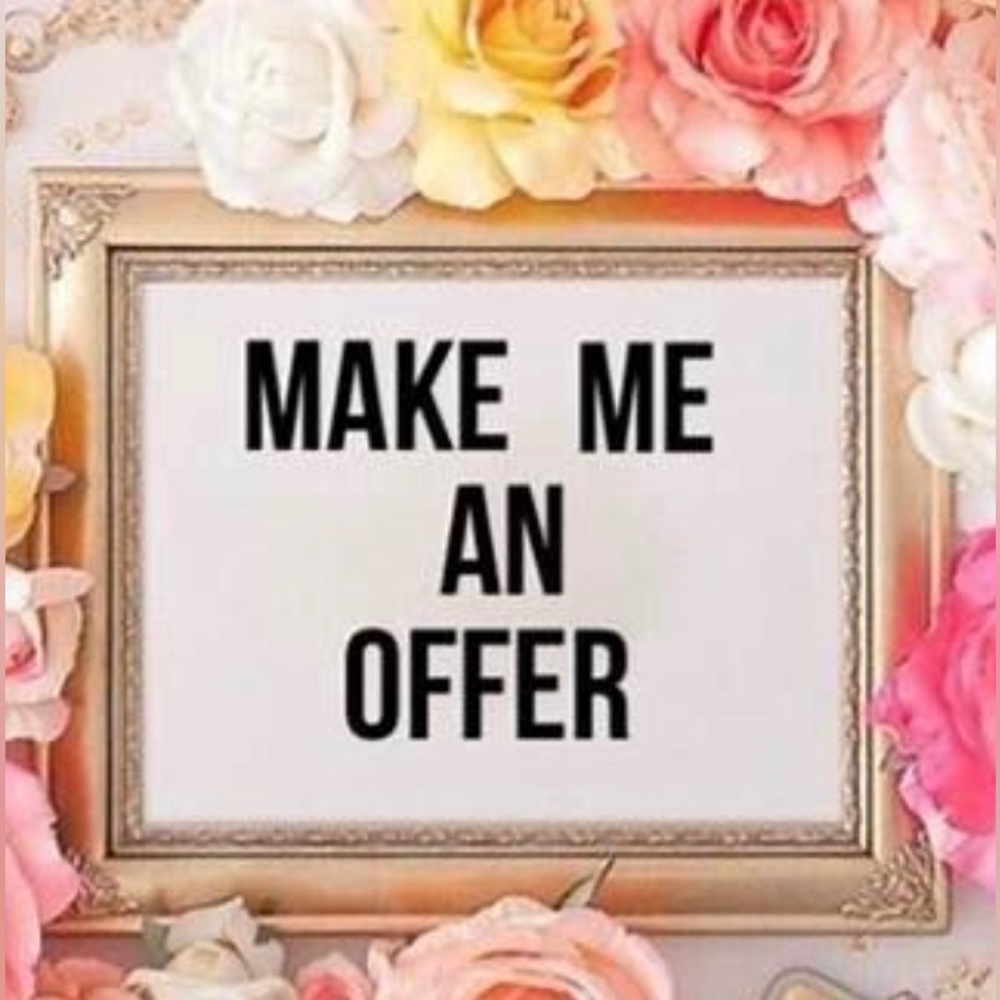 OFFERS ARE WELCOME ❤️
